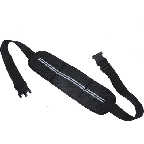 Ceinture de sécurité réfléchissante pour fauteuil roulant, harnais ajustable pour personnes âgées et patients. (1/5)