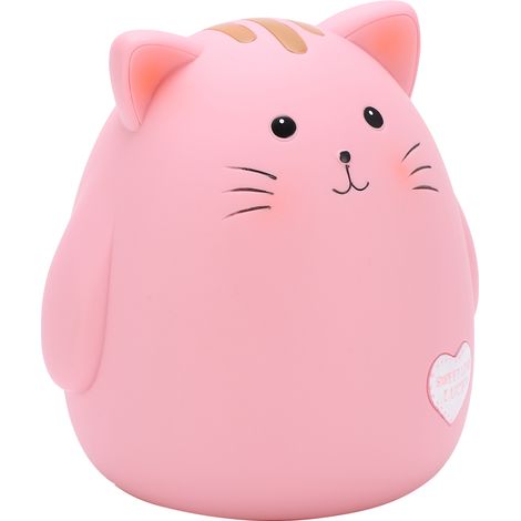 Tirelire Chat Mignon en Vinyle Écologique, Décoratif et Pratique, Cadeau Idéal pour Enfants Garçons et Filles, Économiseur de Pièces Mignon (1/5)