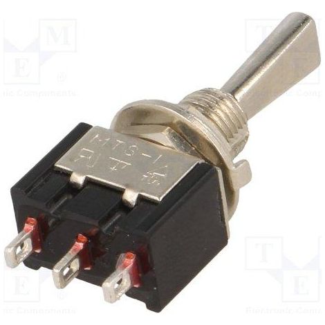 Interruptor De Palanca 3 Posiciones ON-OFF-(ON) 3A/250V
