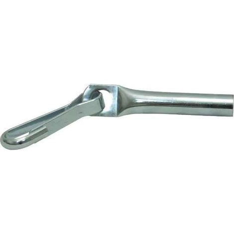 Embout corde de diamètre 10mm longueur totale 120mm cable avec boucle mousqueton attache support fermeture