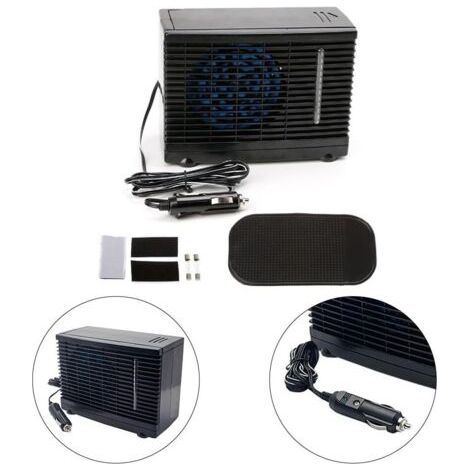 VURAHOME - 1 PCS Mini Climatiseur de voiture portable 12 V, Ventilateur de Climatisation multifonction Refroidisseur d'air Portable Climatiseur Refroidisseur pour voiture (1/4)