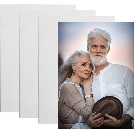 4 pièces Sublimation Aluminium Photo Panel 300x200x0,5 mm Plaque Alu Pour Sublimation Blank Metal Aluminium Sign for DIY Transfert Thermique Photo (1/5)