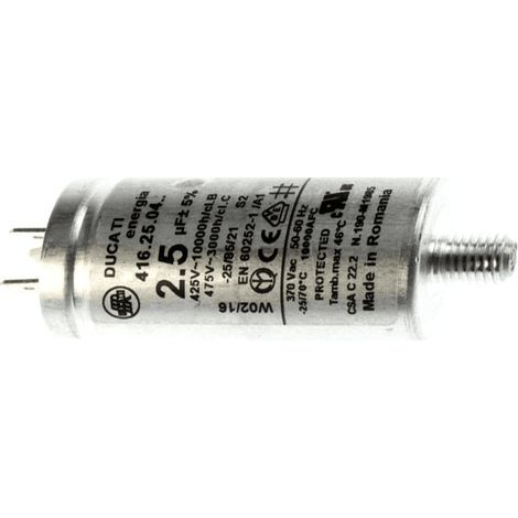 Condensateur 2.5 Mf 475 V 416250429 Pour LAVE LINGE