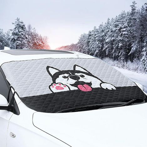Car Windshield Cover, Magnetic Windshield Tarpaulin, Anti-Frost, Snow, Ice, Rain and Sun, Foldable (1/5)