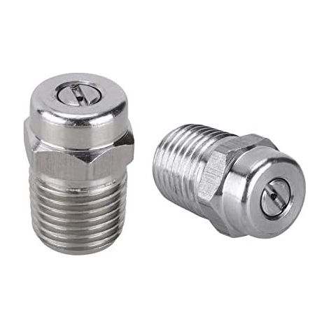Puntas de boquilla para hidrolavadora, repuesto para limpiador de superficies, escoba de agua y limpiador de chasis, 4000 PSI, NPT macho de 1/4 de pulgada, 40 grados (1/4)