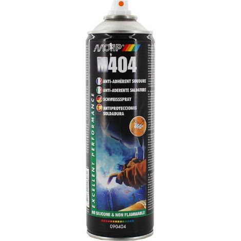 Bombe aérosol anti-adhérent soudure Motip M404 500ml