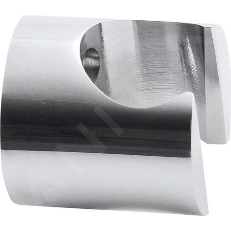 Support de douchette ovale mural, chrome (1/2)