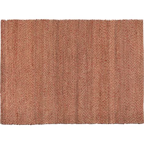 Tapis Rectangulaire en Jute et Coton à Motifs Marmelade 120 x 170 cm - PANGIVO (1/5)