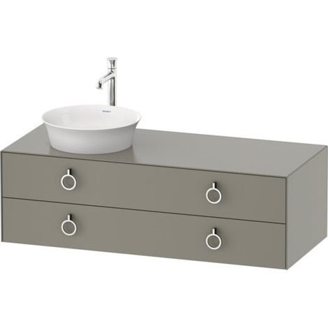 Duravit White Tulip, Waschtischunterbau wandhängend, Breite 1300 (1/2)