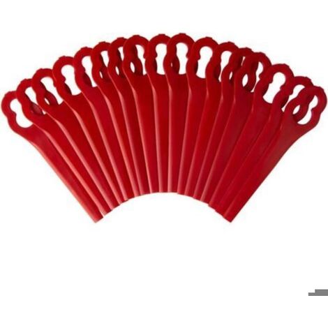 Lot de 100 Lames de Rechange pour Coupe-Bordures Einhell,Lames Plastique Einhell sans Fil (1/4)