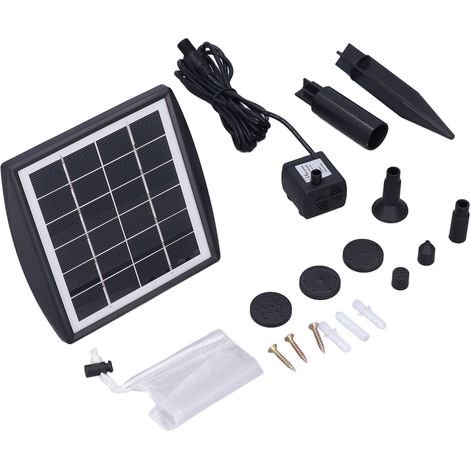 Pompe submersible sans balais pour fontaine et aérateur à énergie solaire, adaptée aux bassins, piscines et aquariums. (1/5)