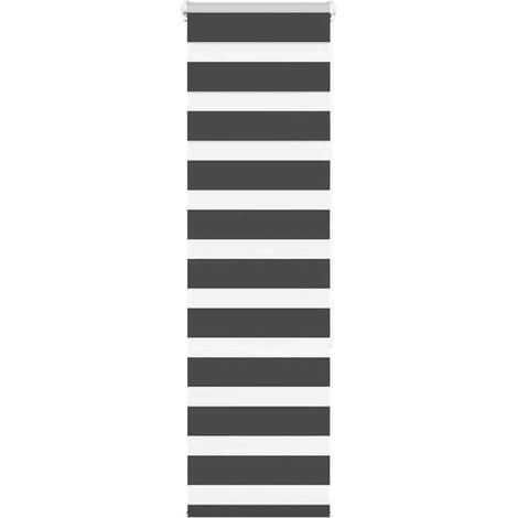 Store zèbre - 4014223 Zèbre - Noir - 40 x 150 cm - Polyester occultant (1/5)