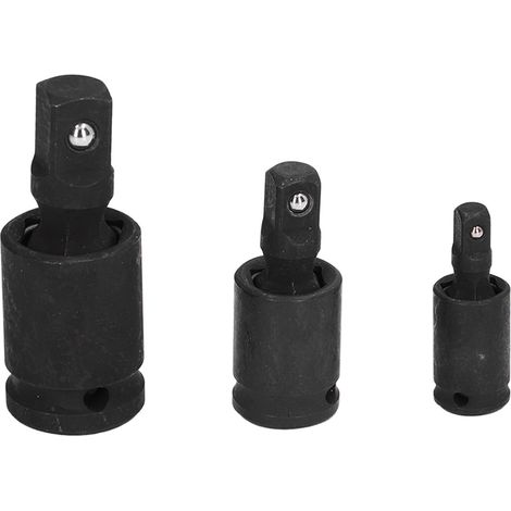 1/2 1/4 3/8 adaptateurs universels pour clé à chocs, accessoires de douille à rotule articulée, embouts pneumatiques orientables (lot de 3) (1/5)