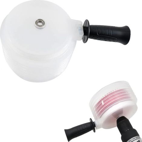 Dust Collector - For Hole Saws Up To 125 Mm - With Handle - ABS Material - For Drilling Dust Control - 1 Piece (1/5)