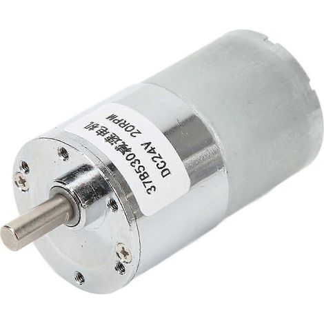 24-V-Gleichstrom-Getriebemotor, hohes Drehmoment, einstellbare Drehzahl 20 U/min, 37B530-Mikromotor-Reduziergetriebe für die industrielle Automatisierung (1/5)