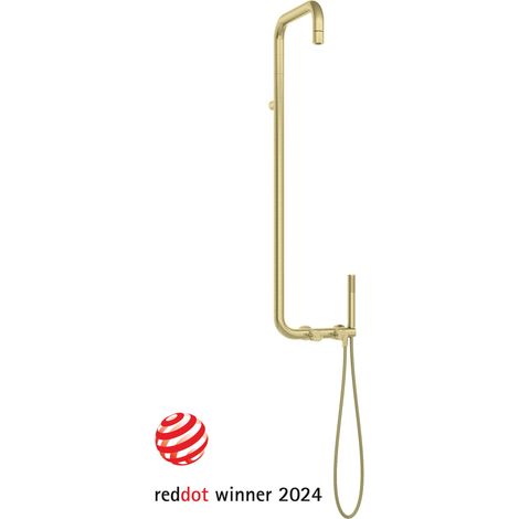 Deante Colonne de douche avec mitigeur Or brossé 1290 mm (1/5)