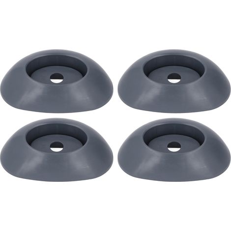4 Semelles Piscine Plastique P61802 – Grande Base Natation Support Jambe Embouts Remplacement, Stabilité Renforcée pour Structure