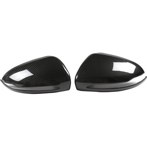 Embellecedor de espejo lateral de fibra de carbono imitación ABS para Mercedes-Benz BCES GLB GLC W205 W213 W253