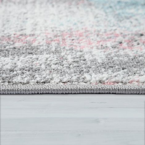 Paco Home Alfombra De Diseño Salón Tonos Pastel Degradado De Color Abstracta Colorida 60x100 cm