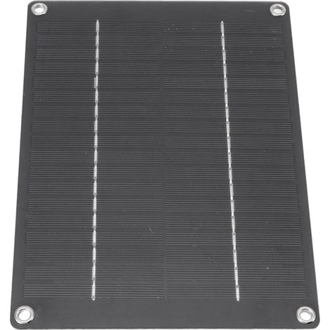 10W Tragbares, schlankes, wasserdichtes und flexibles Solarpanel-Ladegerät für Auto, Zuhause und Boot, 23x17cm (1/5)