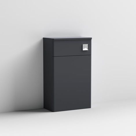 Nuie Classique Satin Soft Black 500mm Toilet Unit - CLA1441