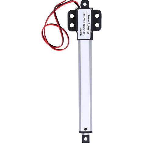 Mini Actionneur Linéaire électrique 12 V, Course de 100 Mm, Faible Bruit, Protection contre les Courts-circuits, Technologie de Métallurgie des Poudres, Motoréducteur pour (1/5)