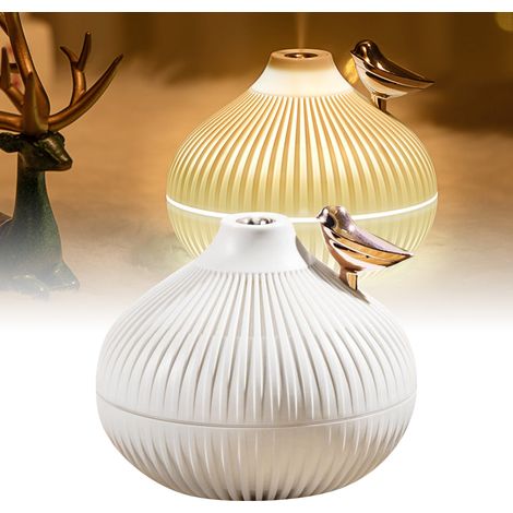 Humidificador de 300 ml con forma de cebolla, funcionamiento silencioso con iluminación ambiental para oficina y hogar. Humidificador romántico y silencioso con forma de cebolla, iluminación LED, port (1/5)