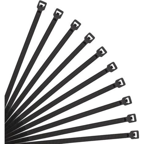 500 Colliers De Serrage 300mm x 3.6mm, Nylon Résistant Aux Uv, Pour Intérieur Et Extérieur (1/5)