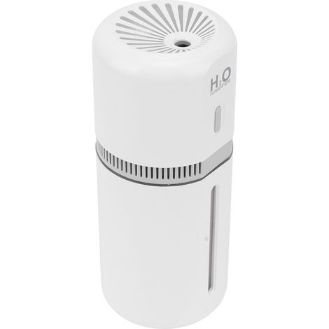 Humidificateur de voiture portable 180 ml à brume fraîche, mini humidificateur rechargeable par USB avec veilleuse colorée blanche (1/5)