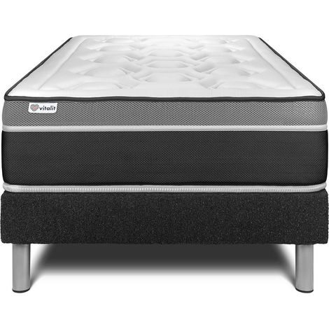Ensemble Matelas Sommier 90x190 cm - Vital Care (1/5)
