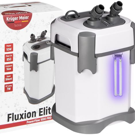 Filtro esterno con lampada UV per acquario da 80-180 litri Fluxion Elite 1000 PRO