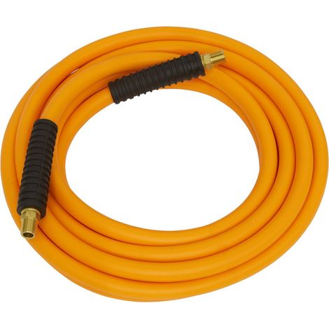 Sealey AHHC1538 High-Visibility Hybrid Air Hose with 1/4""BSP Unions 15m x 10mm