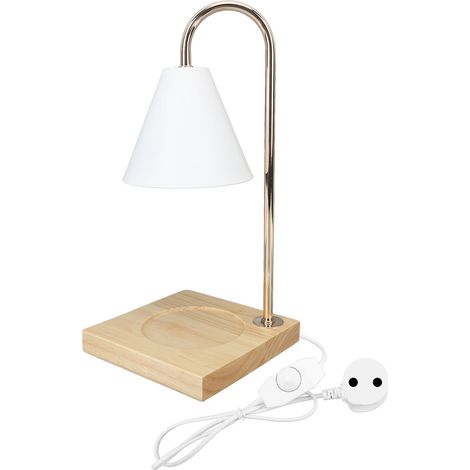 Lampe de fonte de cire parfumée, variateur d'intensité, ampoule GU10 incluse, compatible grands pots à bougies, 110-220V, prise européenne (1/5)