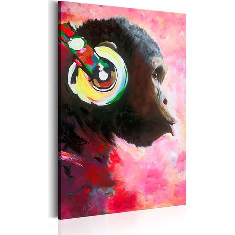 Quadro - Monkey Music - 80x120 (1/4)