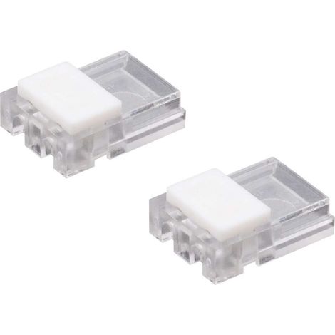 2x connecteur LED 2 broches 8mm raccord bande fil électrique noir rouge cosse rapide lumière lampe cuisine maison meuble salle de bain (1/3)