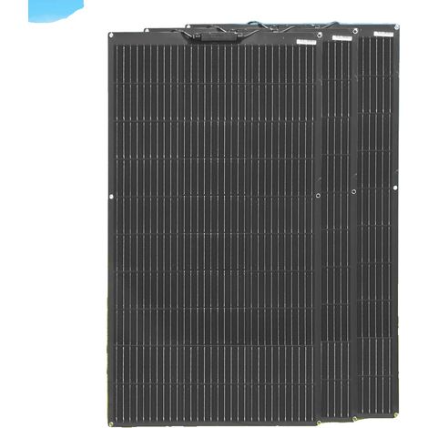 Système de panneaux solaires, haute efficacité, design flexible, 3pcs 100w (1/2)