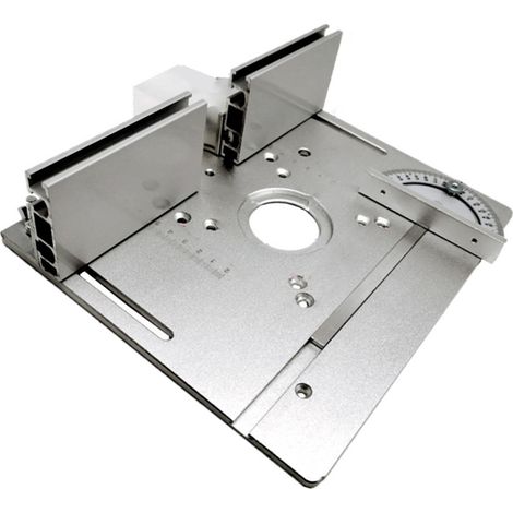 Einlegeplatte für 2-in-1-Frästisch, klappbare Tischplatte für Werkbank und elektrische Oberfräse (1/5)