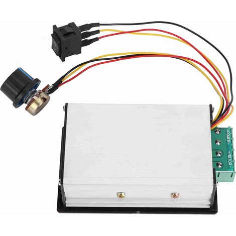 Regolatore Velocità DC 15A PWM – Display Digitale e Controllo Avanti/Indietro per Motori 6-48V – PCB Robusta – Design Compatto – Ideale per Robotica e Automazione Industriale (1/5)