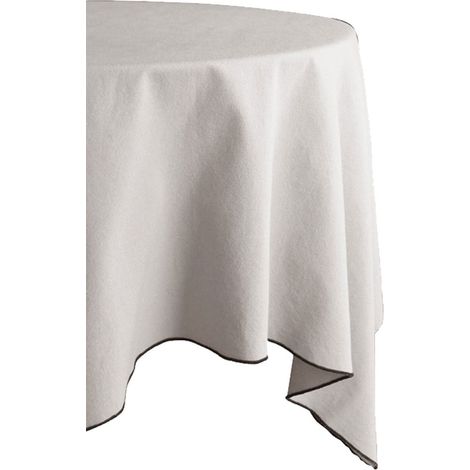 55777 - Nappe en coton teint lavé - Naturel - 160 x 250 cm (1/3)