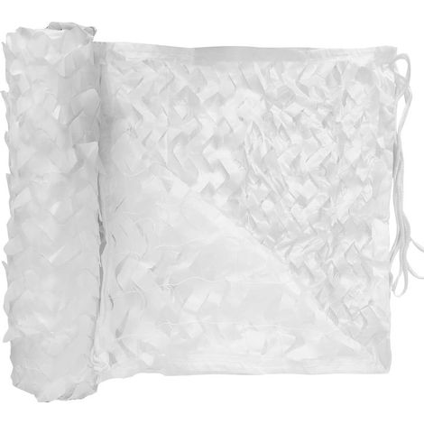 Voile d'ombrage, Filet de Camouflage Blanc, Voile d'ombrage rectangulaire design ombrière camouflage-4x4m (1/5)