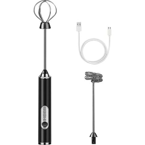 Mixeur plongeant électrique, 3 vitesses, chargement USB, tête de mixage en acier inoxydable 304, poignée ergonomique compacte (1/5)