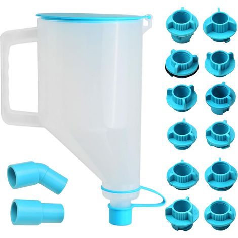 Set of 15 leak-proof engine oil filling funnels for cars with 14 adapters for easy, one-handed filling (1/5)