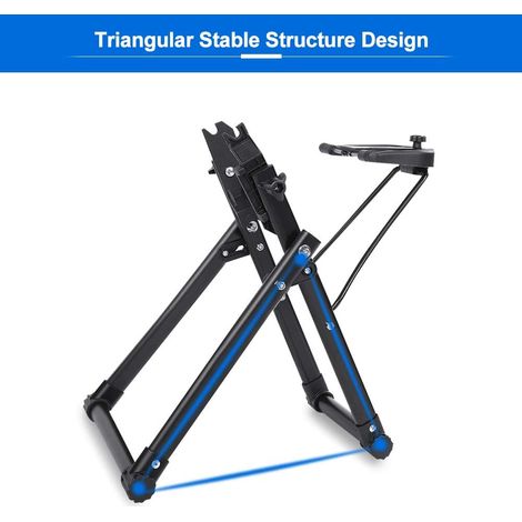 Professionelle Fahrradhalterung aus Aluminiumlegierung, stabile Fahrradhalterung, universelle 16-Zoll-Fahrradrad-Reparaturhalterung (1/4)