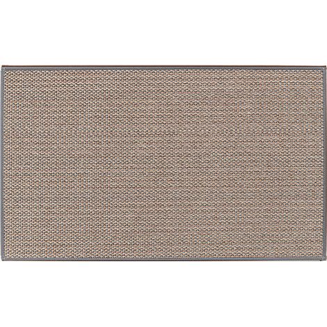1 Tapis de cuisine, antidérapant, lavable, absorbant, lin, caoutchouc, intérieur (1/5)