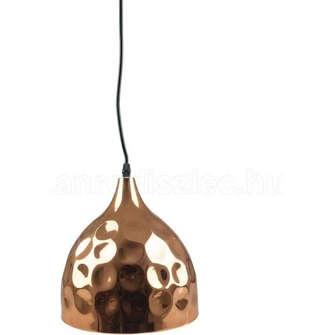 TRADE SHOP - Lampadario Pendente Lampada A Sospensione In Metallo Cono Oro Rosa Rame Vt-8230 - (1/5)