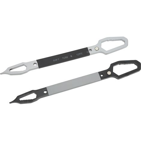 Multifunktionales, doppelseitiges, selbstspannendes Handwerkzeugset (2 Schraubenschlüssel 6–24 mm) für Reparaturen (1/5)