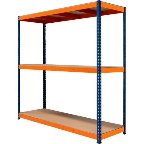 S-Rax 3 Shelf Racking - 180cm x 180cm x 60cm (1/5)