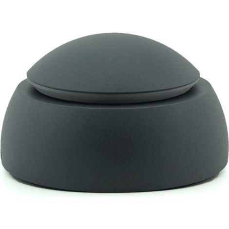 Applique a Led Tondo Nero per Esterno 7w Luce Calda