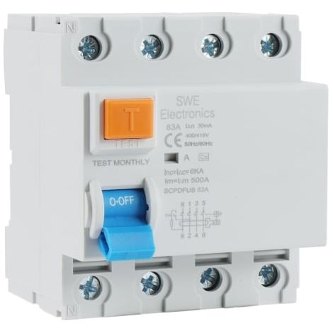 IluminaShop - Interruptor Diferencial Industrial Superinmunizado 4P 300Ma 2563A 10Ka Clase A  25A (1/3)