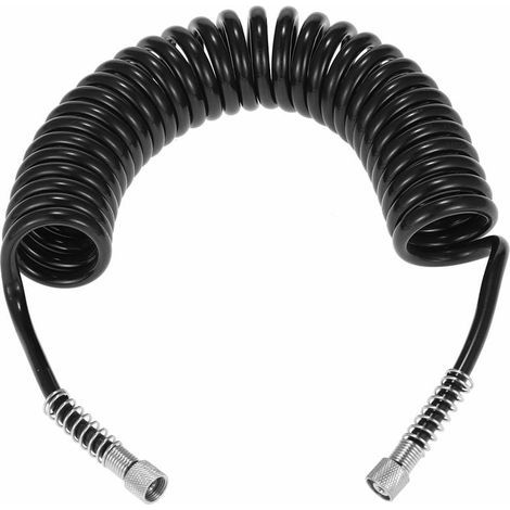 Tuyau D'Air D'Aerographe A Ressort En Pu, Avec Raccords Standard De 1/8 ", 3 M (10 ') (1/3)